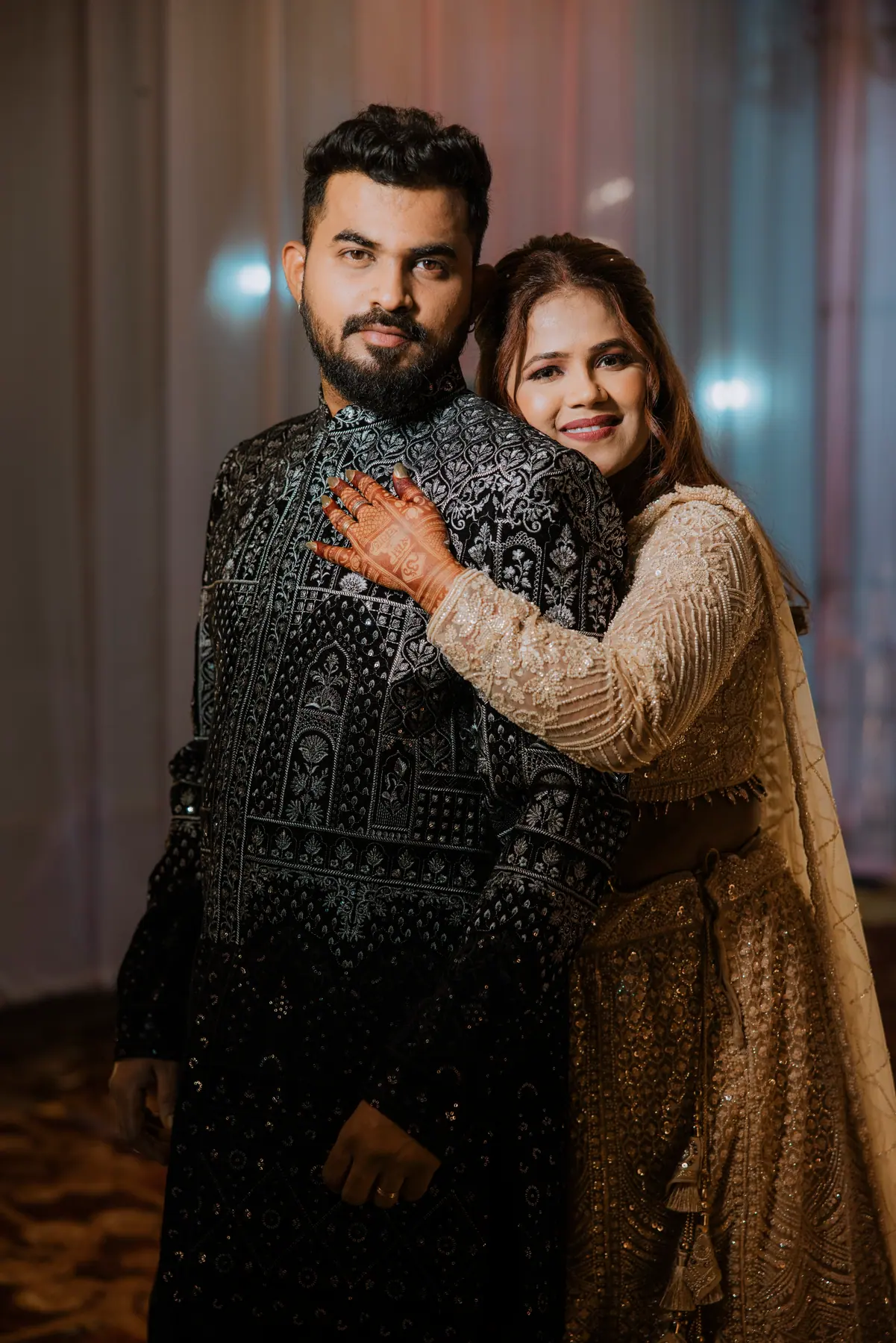 Mayank & Rajeshree in an evening portrait