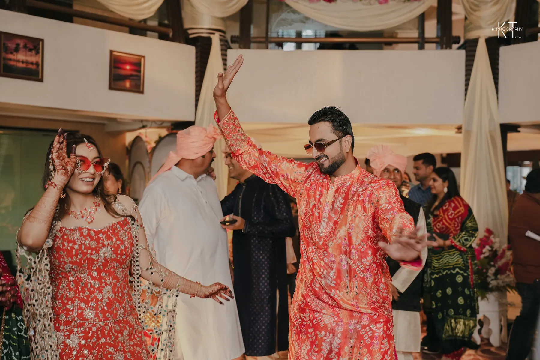 Aman & Monika haldi photograph by KT Photography